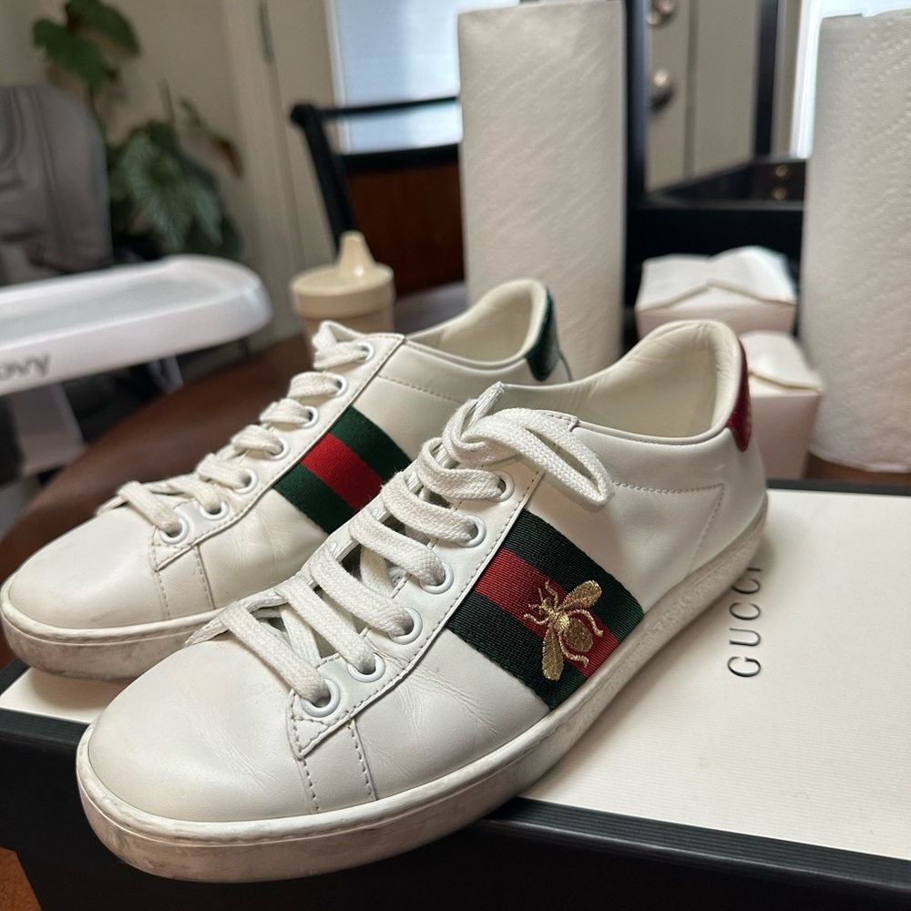 The shoes are new, only worn a few times.